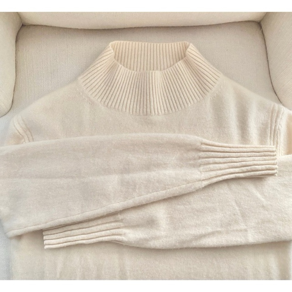 J. Crew Cashmere Mockneck Sweater (Size Small)